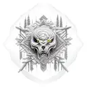 Mountain of Strength tattoo design idea