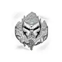 Mountain of Strength tattoo design idea