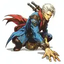 Vergil from game devil may cry tattoo design idea