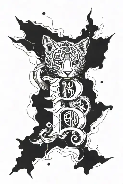 birth year old son tattoo design idea