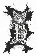 birth year old son tattoo design idea