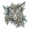 determination, optimism, kindness, generosity tattoo design idea