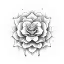 flor de loto con libro  tattoo design idea