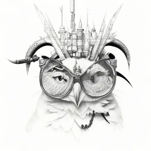 thug tattoo design idea