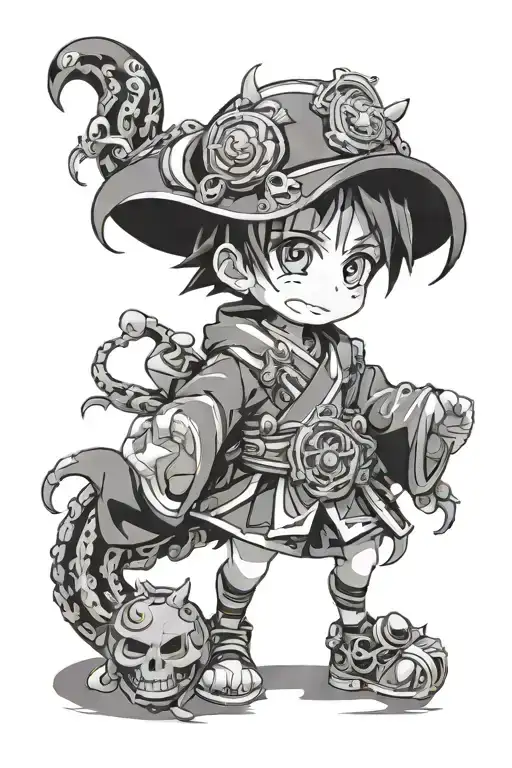 spell bound hanako kun tattoo design idea