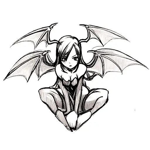 succubus tattoo design idea