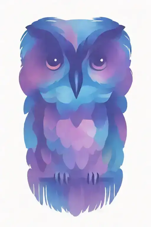 Owl tattoo design idea