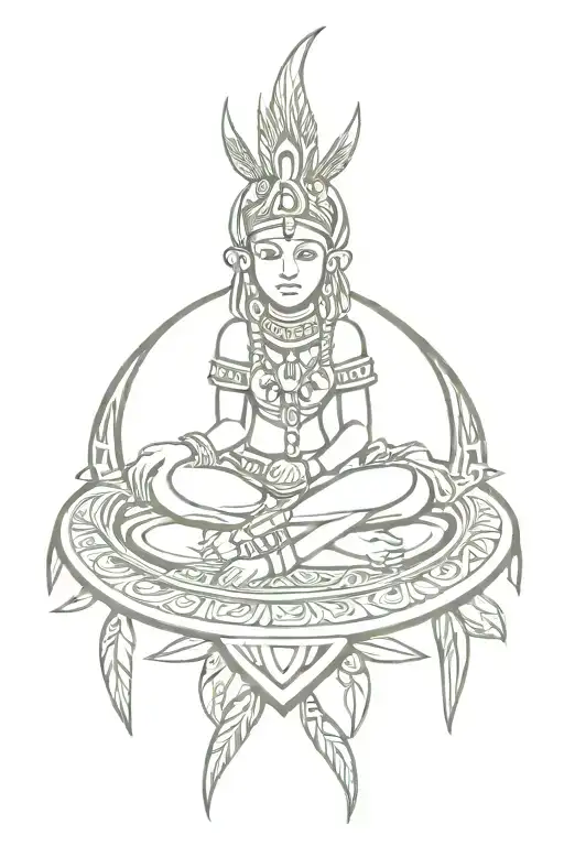 Tribal tattoo design idea