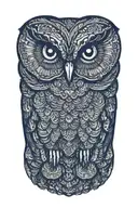 Owl tattoo design idea