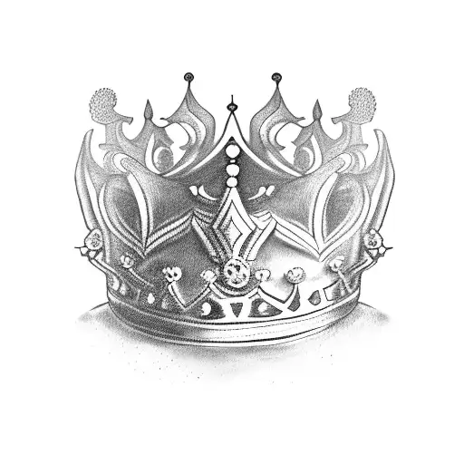King's Crown tattoo design idea