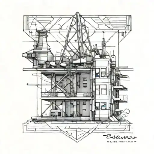 civil engineering tattoo design idea