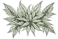 marijuana palaca joint tattoo design idea