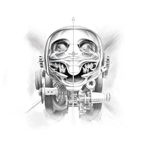 Hudson hornet  tattoo design idea