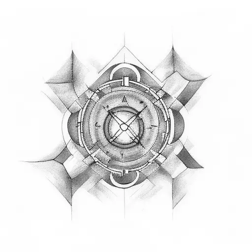 I'm looking to get my first tattoo, and I have a specific idea representing several meaningful aspects. I'd like the cen tattoo design idea