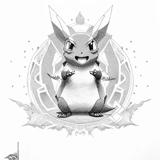 patamon digimon tattoo design idea