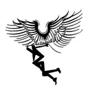 Icarus falling  tattoo design idea