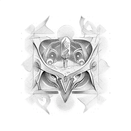 chronos tattoo design idea