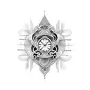 chronos tattoo design idea