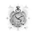 chronos tattoo design idea