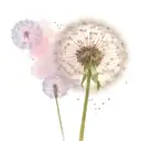 Dandelion tattoo design idea