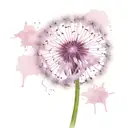 Dandelion tattoo design idea