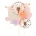 Dandelion tattoo design idea