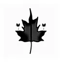 Maple Leaf tattoo design idea