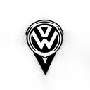 Volkswagen lateral sport tattoo design idea