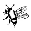 Honey Bee tattoo design idea