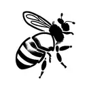 Honey Bee tattoo design idea