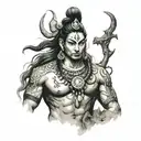 mahadev tattoo design idea