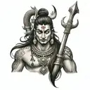 mahadev tattoo design idea