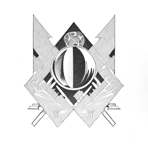 Airplane and romania tattoo design idea