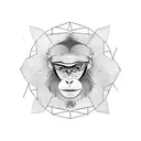 monkey on a boat tattoo design idea