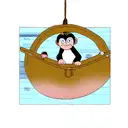 monkey on a boat tattoo design idea