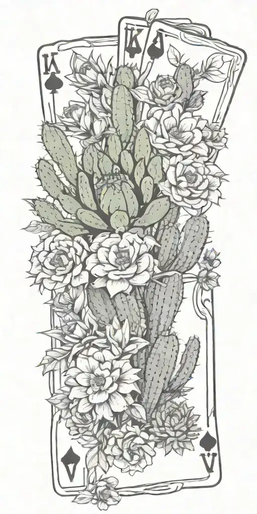 western, playing cards, wild flowers , western jewelry, cactus, Kentucky, quilt patches, cactus, pasture land tattoo design idea