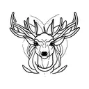 deer tattoo design idea