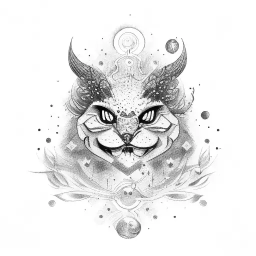 byk i gotówka tattoo design idea