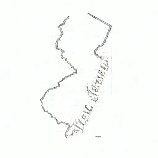 interstate 95 sign emerging, nj nets tattoo design idea