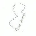 interstate 95 sign emerging, nj nets tattoo design idea