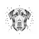 John Mayer Guitar Black Labradors tattoo design idea