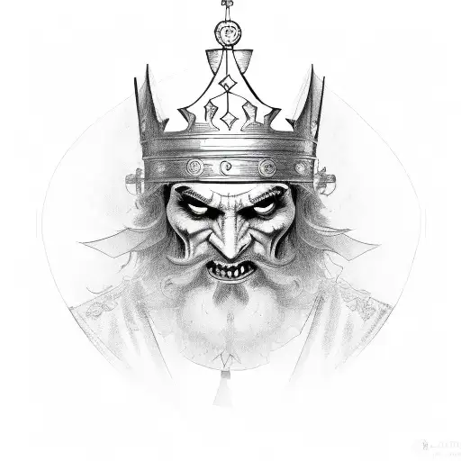 King and Jester, Russian rock band tattoo design idea