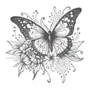 Create a tattoo with the words Beautiful Crazy  tattoo design idea