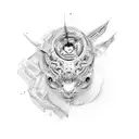 computer hacking, hackers tattoo design idea