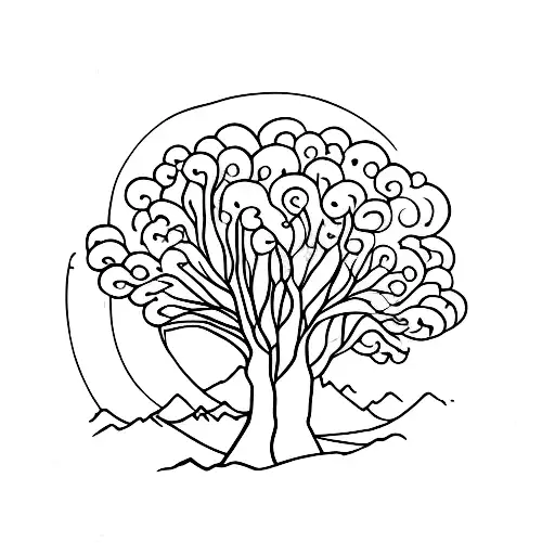 Solitude Beckons Me tattoo design idea