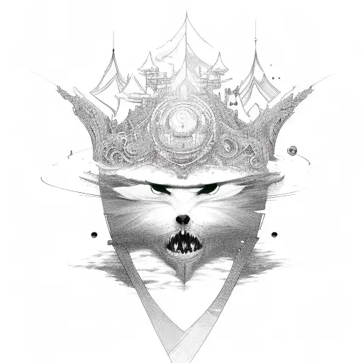 Solitude Beckons Me tattoo design idea