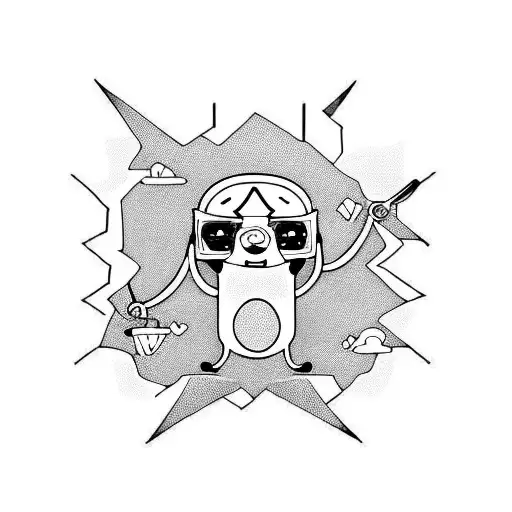 adventure time tattoo design idea