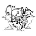 adventure time tattoo design idea