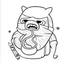 adventure time tattoo design idea