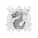 Jigsaw puzzles tattoo design idea